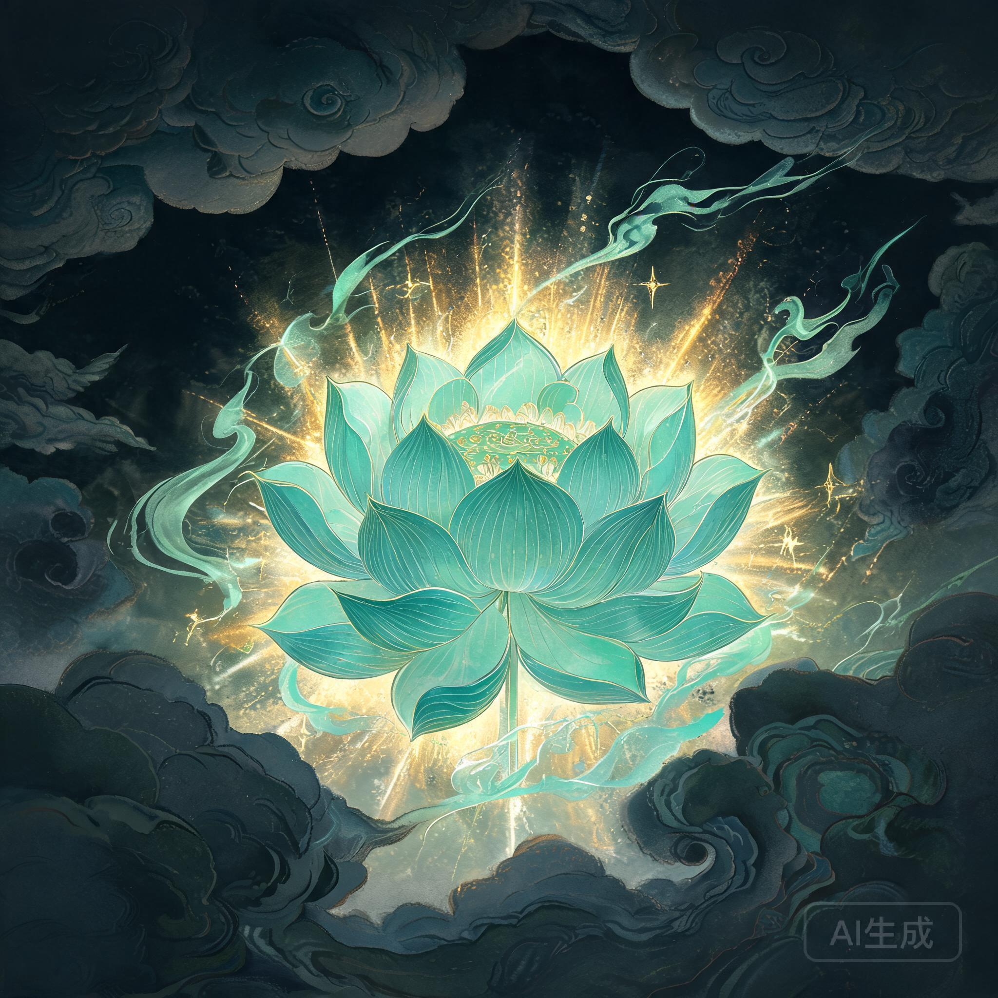 青莲宝色旗