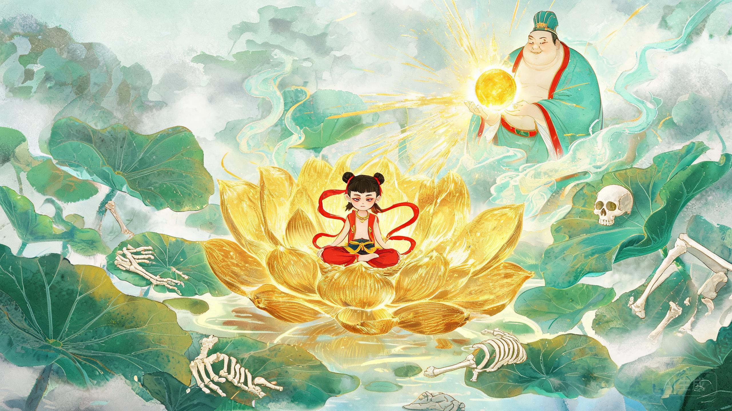 莲花化身：死亡与重生的神话母题