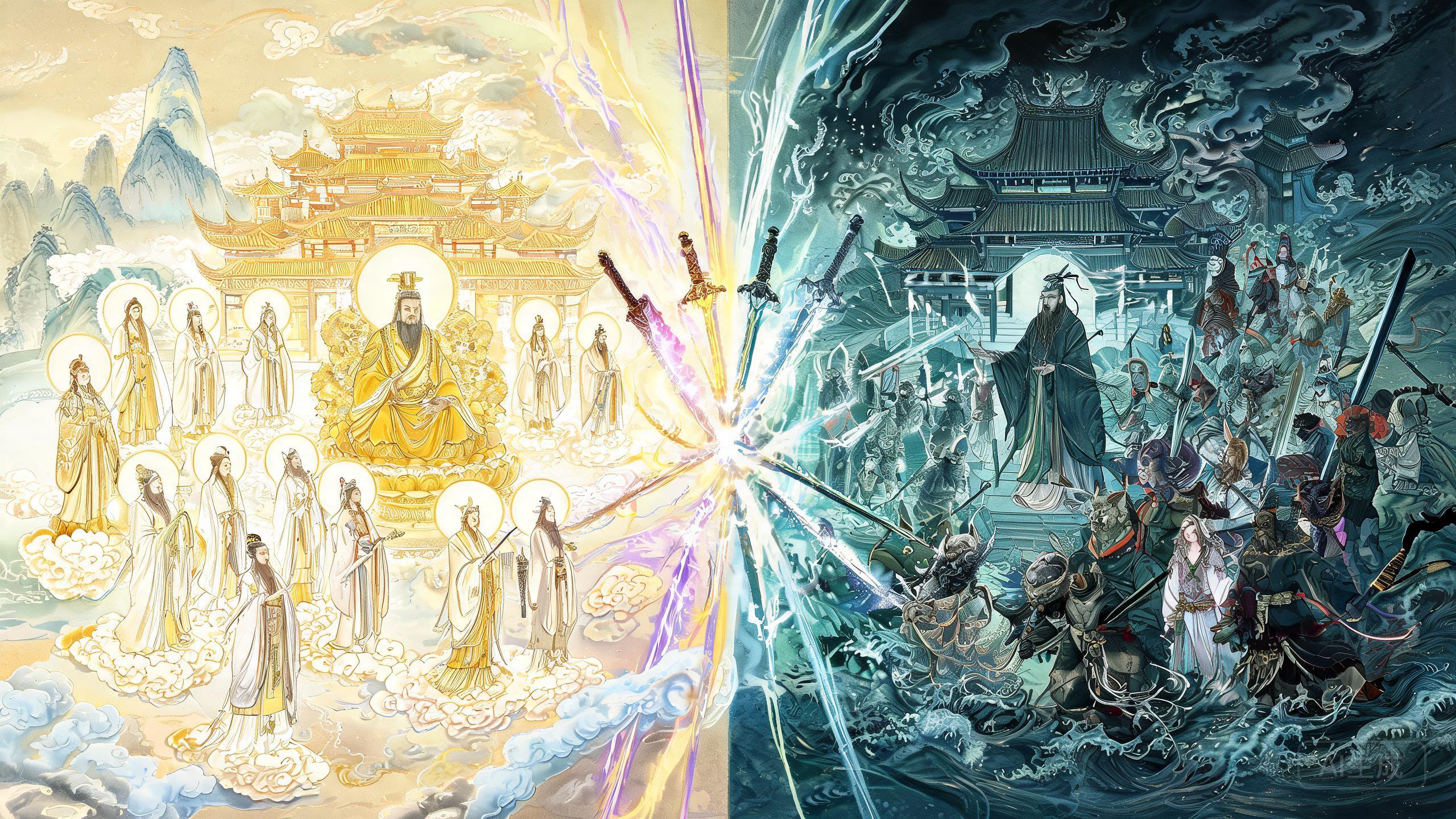 阐教与截教：封神世界的两大阵营